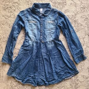 Justice Jean Denim Dress a-line